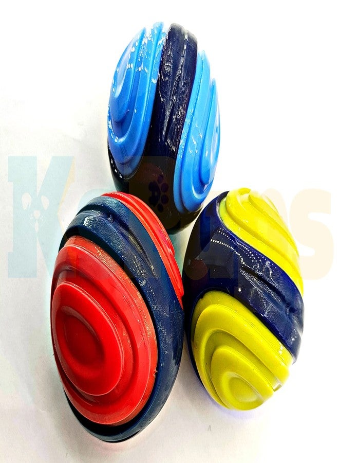 KsPups Dogs Squeaky Interactive Ball Toy | Tug and Fetch Sound Chew Toys for Pet and Dog - Color As Vary I Pcs-1 - Image 1